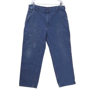 Carhartt FR‎ Flame Resistant HRC2 Denim Jeans Cargo FRB13 DNM 40x32 Workwear